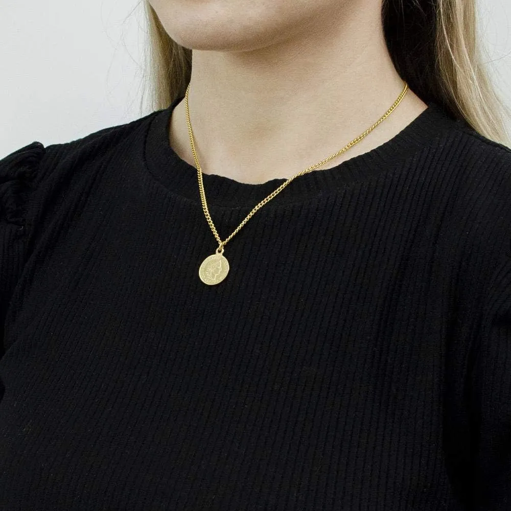 24k Gold Plated "Moroccan" Coin Vintage Bohemian Statement Jewelry Collection