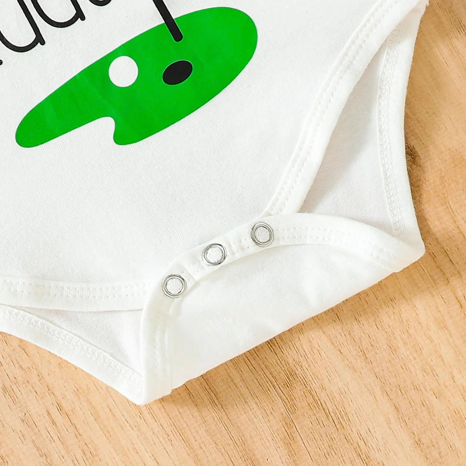 3Pcs Baby Boy Girl Golf Outfit Set Long Sleeve Daddy Golfing Bunny Romper Jogger Pants Hat Newborn Coming Home Outfit