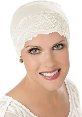 Cardani Lace Sleep Cap - Soft Hat Liner Viscose from Bamboo