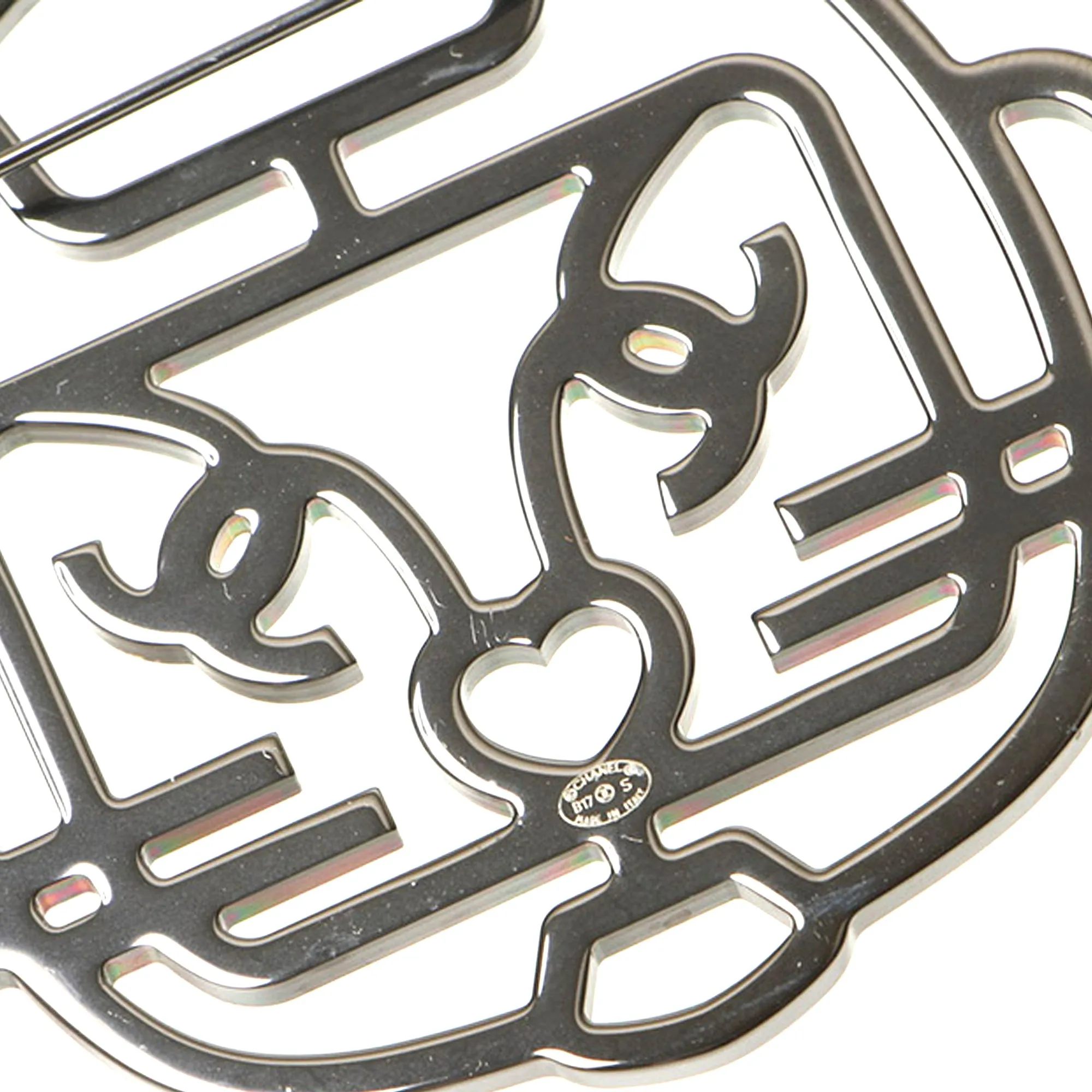 Cat Robot Rhinestone Brooch