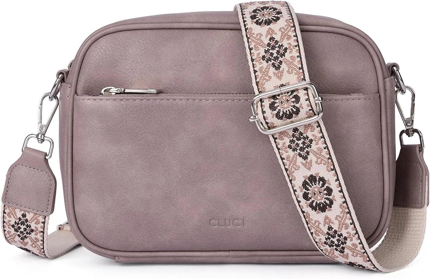 CLUCI Crossbody Bags for Women, Vegan Leather Shoulder HandbagsPurses for Women with Adjustable Wide Strap