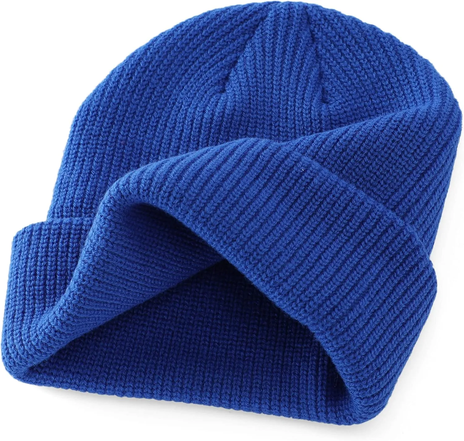 Connectyle Classic Double Layer Knit Beanie Hat Warm Thick Acrylic Winter Hats Daily Cuffed Beanies Watch Hat for Men Women