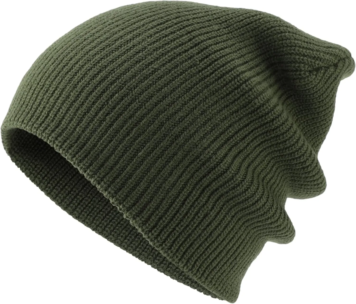 Connectyle Classic Double Layer Knit Beanie Hat Warm Thick Acrylic Winter Hats Daily Cuffed Beanies Watch Hat for Men Women