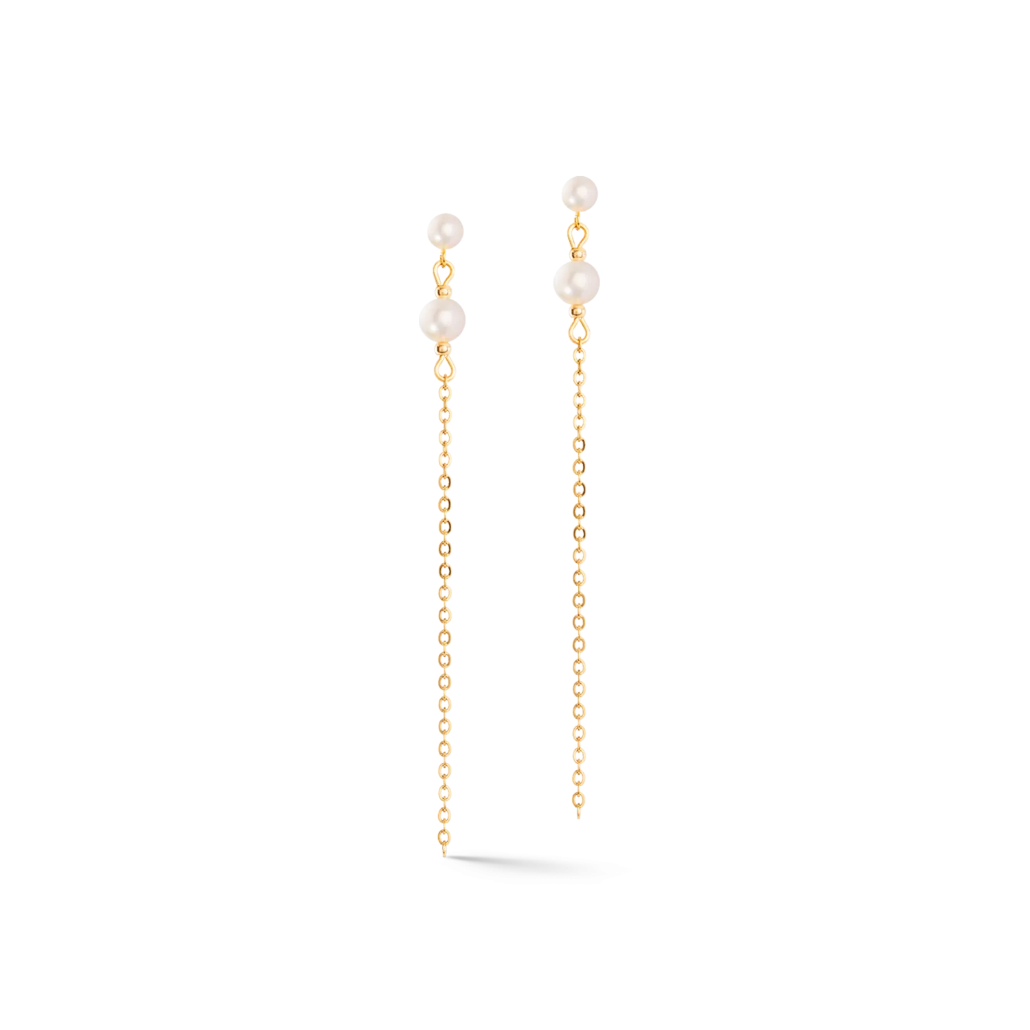 Earrings Princess Pearls gold-green