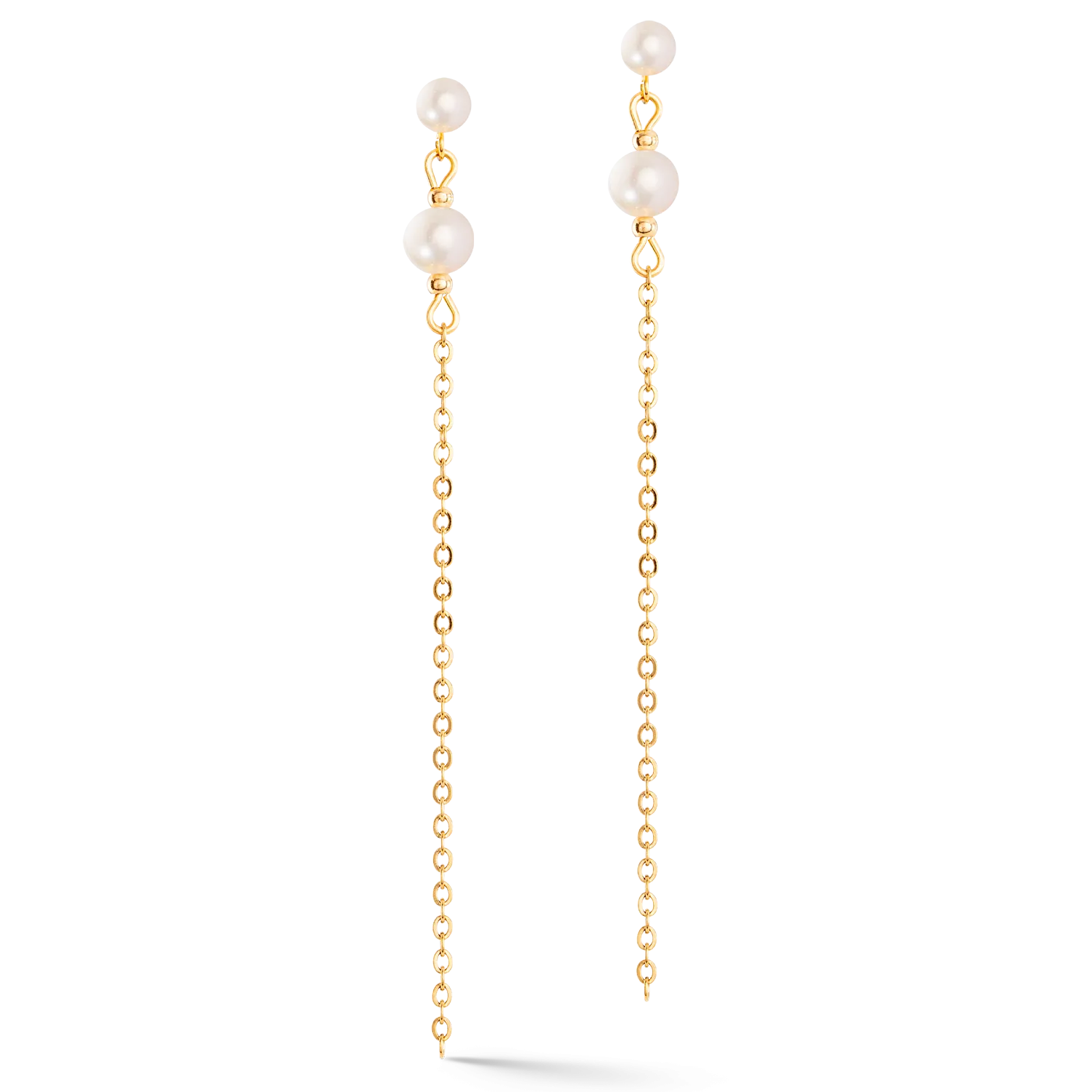 Earrings Princess Pearls gold-green