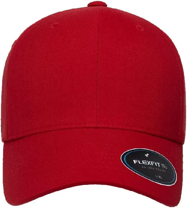 Flexfit NU Reimagined Tri-Layer Premium Athletic Fitted Baseball Cap with Seam-Sealed Taping | Bulk Packs Available