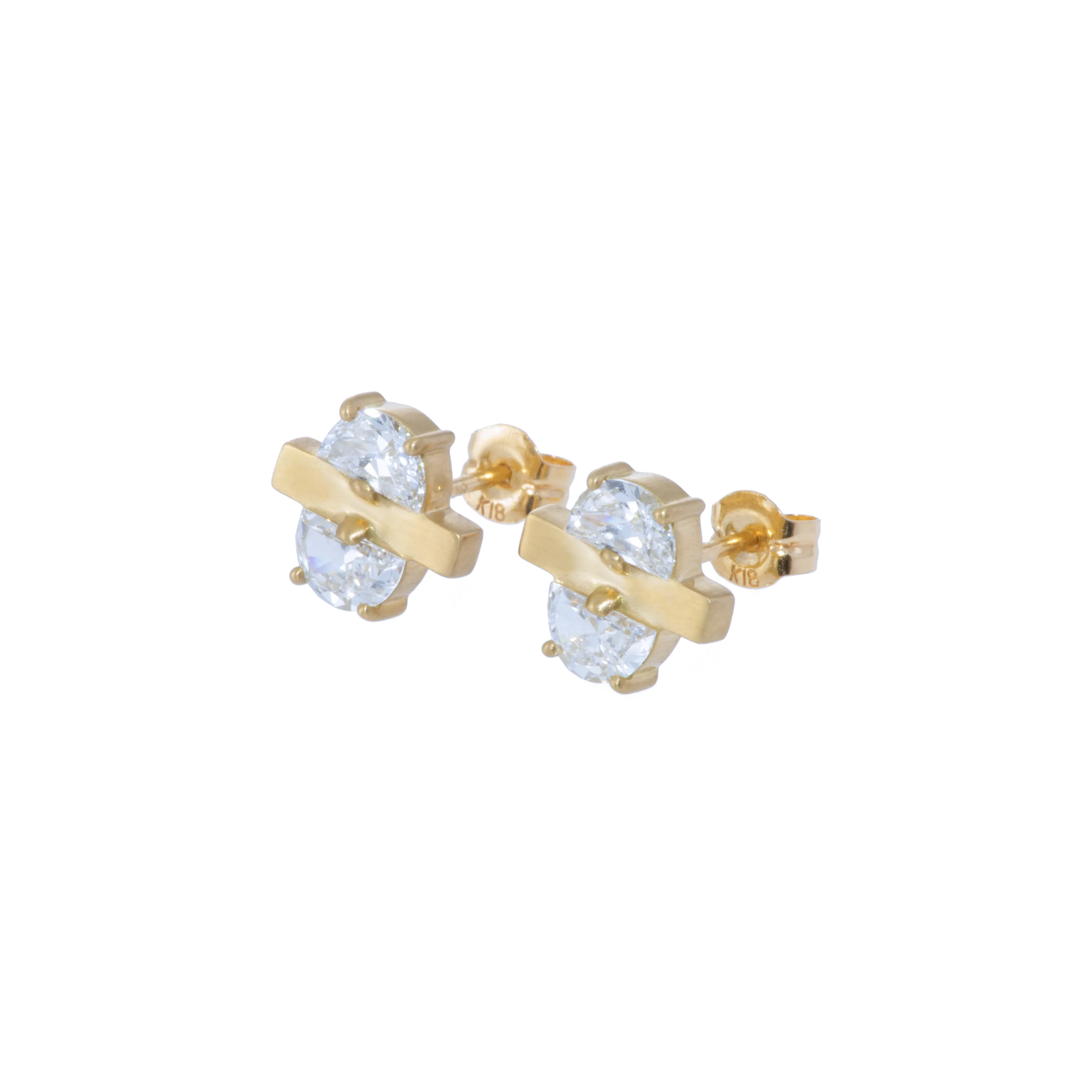 Full moon earrings