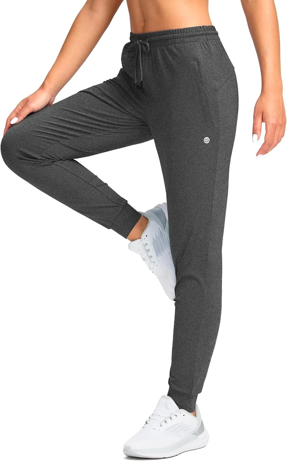 G Gradual Women's Joggers Pants with Zipper Pockets Tapered Running Sweatpants for Women Lounge, Jogging