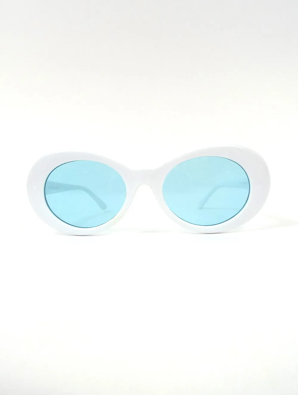Grunge Goddess Round Colorful Tinted Sunglasses