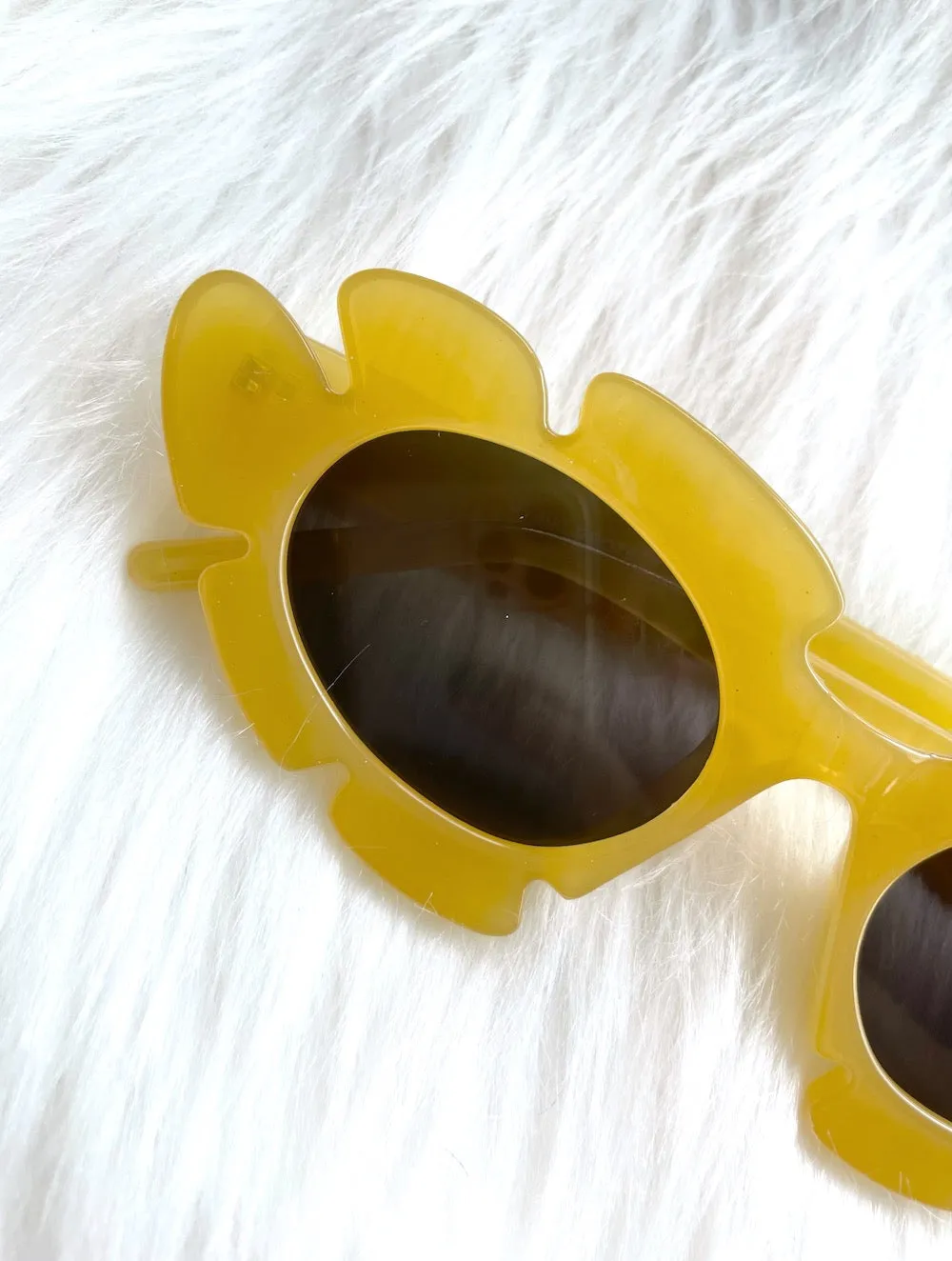 In Bloom Yellow Flower Sunglasses