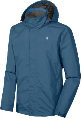 Little Donkey Andy Men's High-performance Waterproof Rain Jacket Ultra Lightweight Rain Shell for Hiking,Golf,Travel