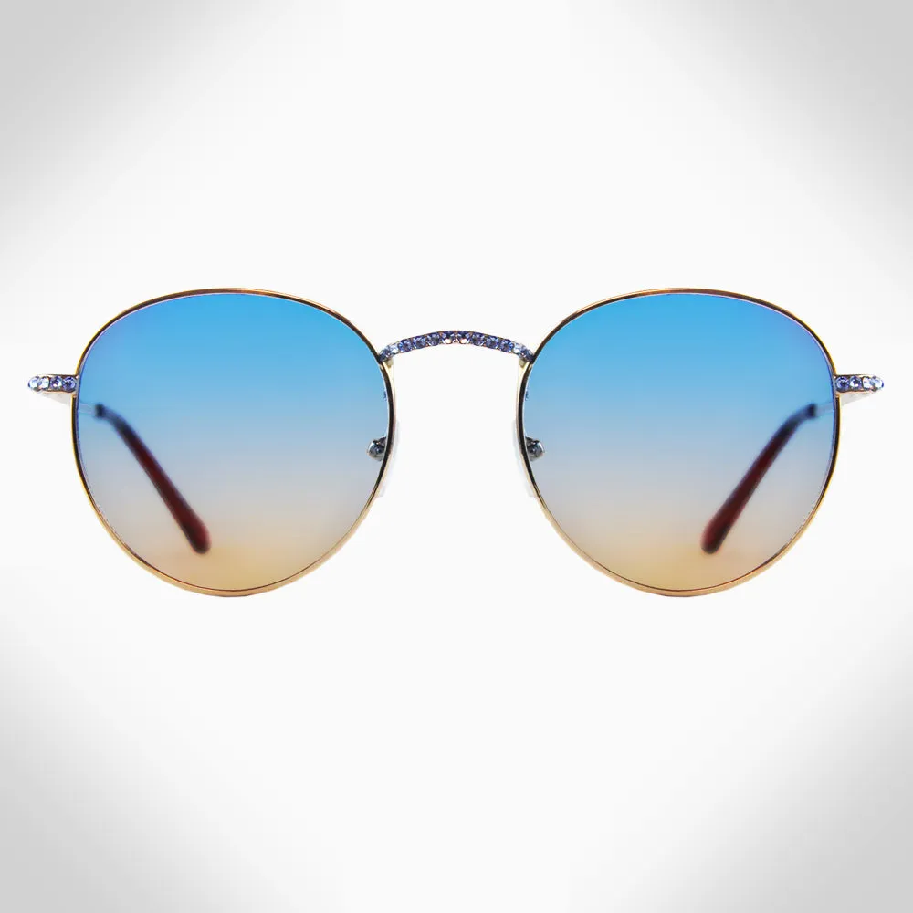 MAGNOLIA- GL1728 ROUND SUNGLASSES