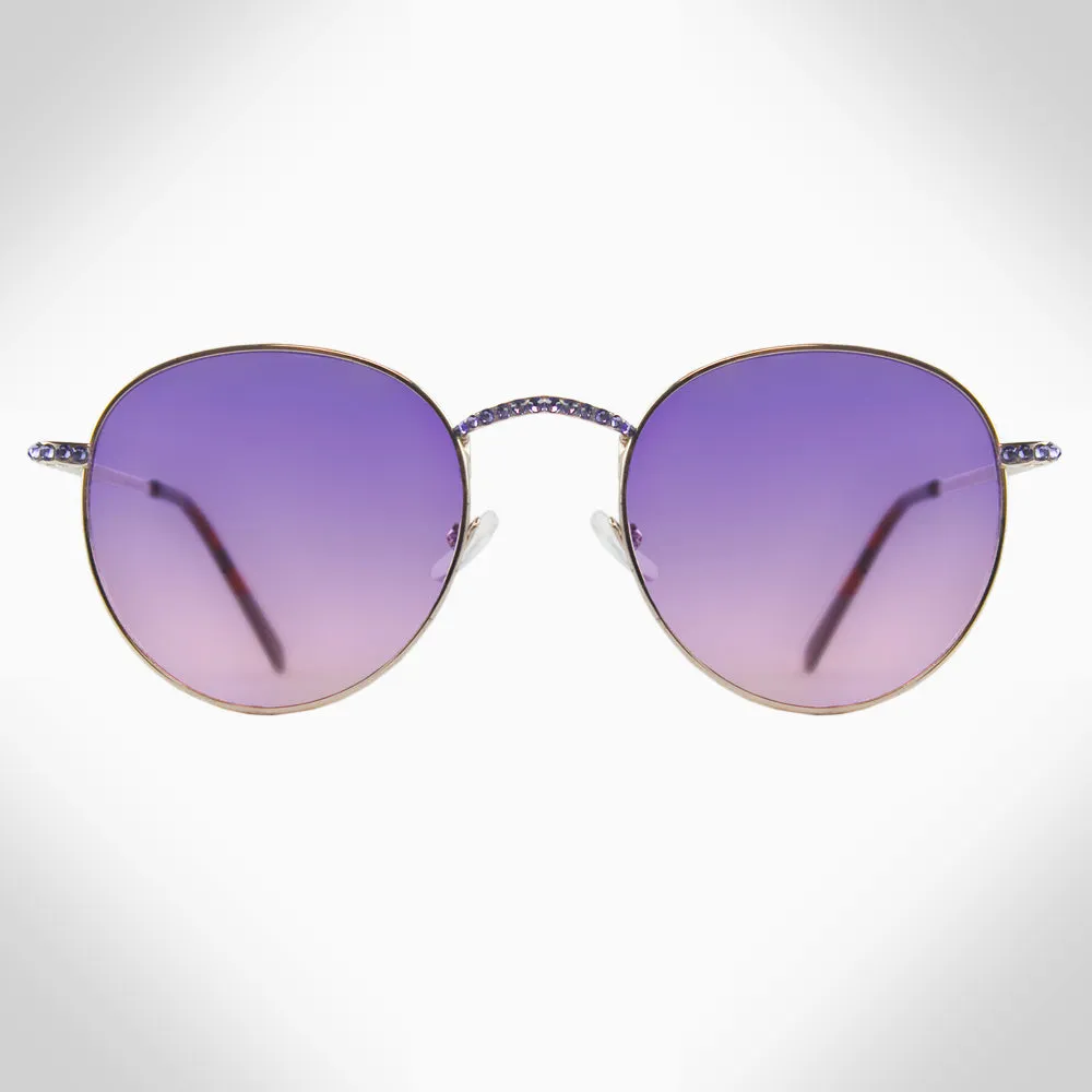 MAGNOLIA- GL1728 ROUND SUNGLASSES