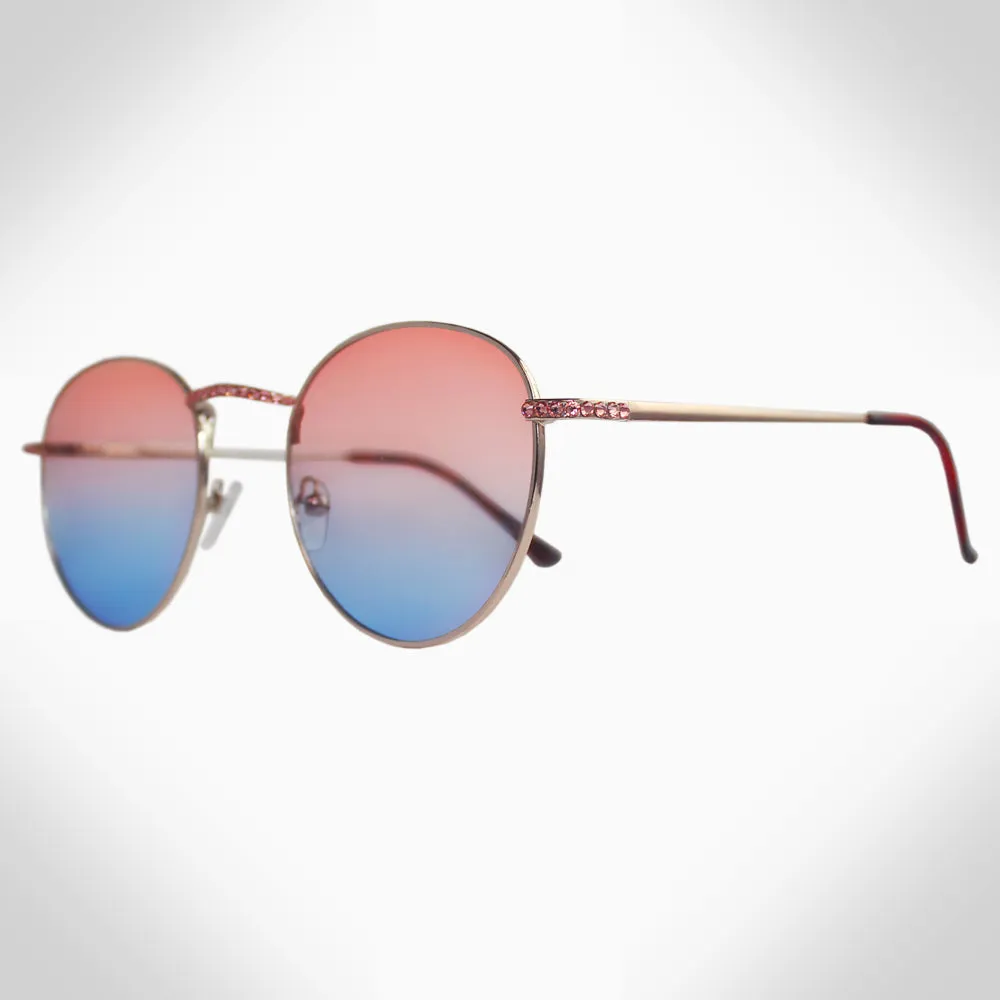 MAGNOLIA- GL1728 ROUND SUNGLASSES