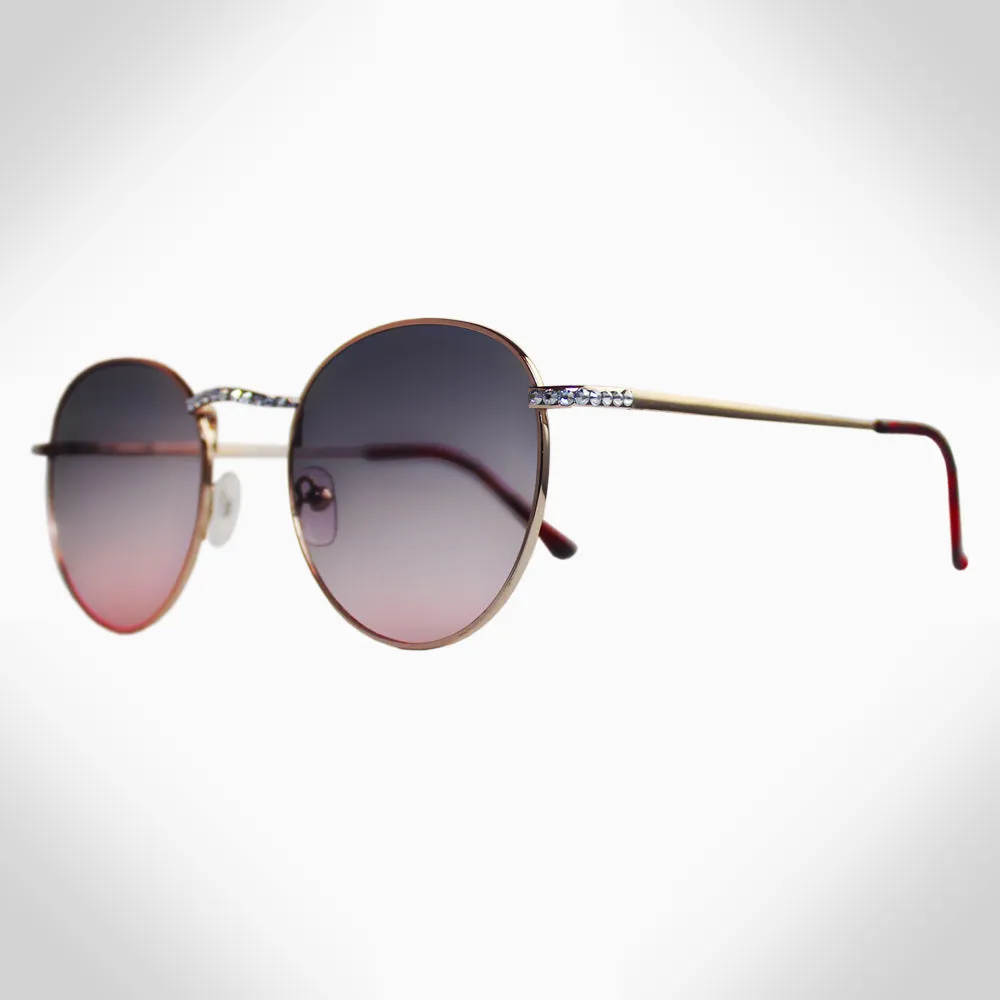 MAGNOLIA- GL1728 ROUND SUNGLASSES