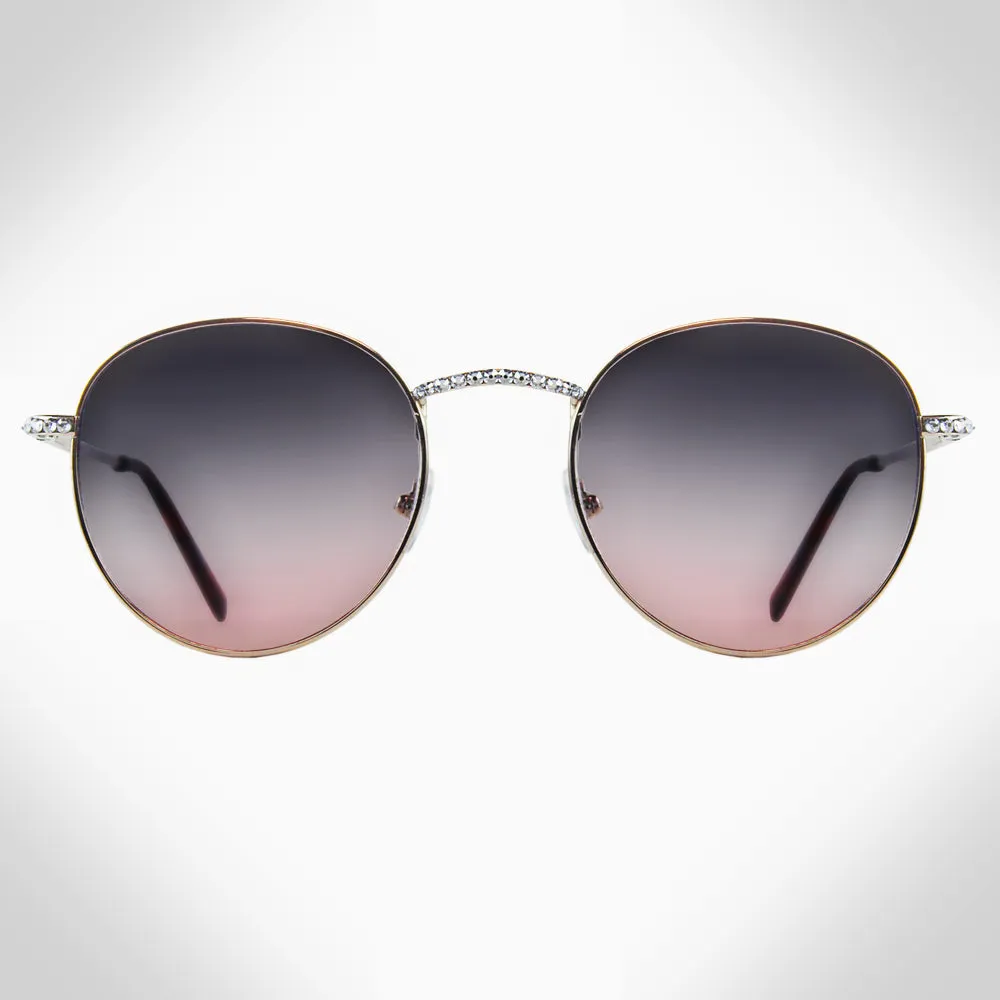 MAGNOLIA- GL1728 ROUND SUNGLASSES