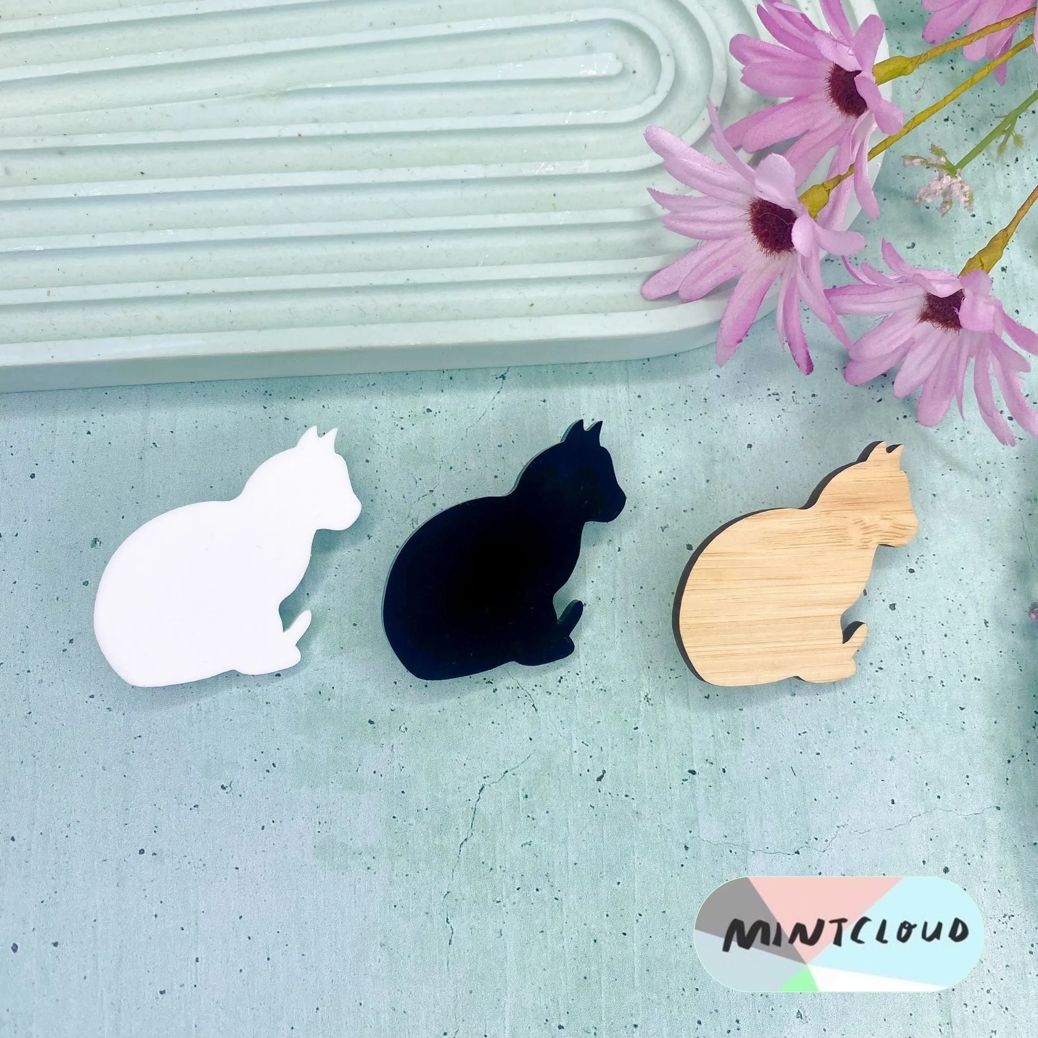 Mintcloud Brooch - Cat