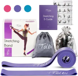 Premium Stretch Bands for Dancers - Flexibility & Ballet Stretching Band, Dance Equipment for Splits & Strength, Ideal Gifts for Ballet, Gymnastics, Cheerleading, Yoga and Pilates Training Stuff