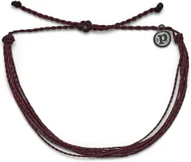 Pura Vida Jewelry Bracelets Solid Bracelet - 100% Waterproof and Handmade w/Coated Charm, Adjustable Band