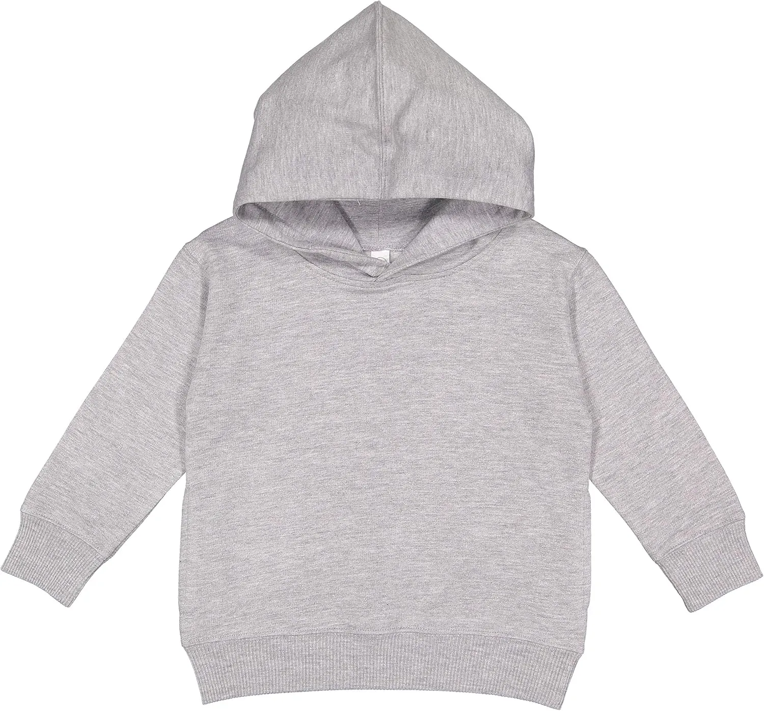 RABBIT SKINS Toddler Fleece Long Sleeve Hooded Pullover Sweatshirt with Side Seam Pockets