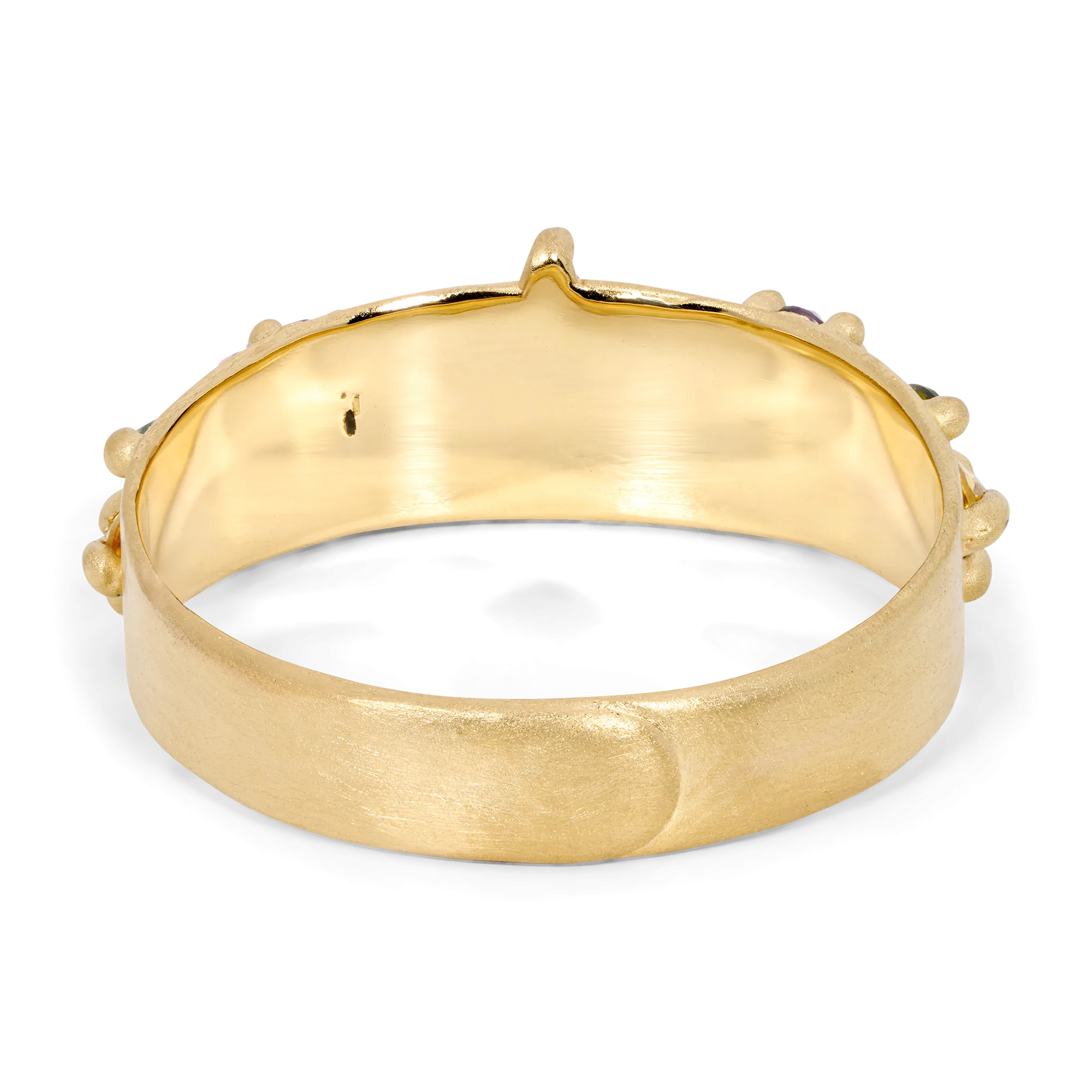 Rainbow Daisy Garland Ring - Made to Order