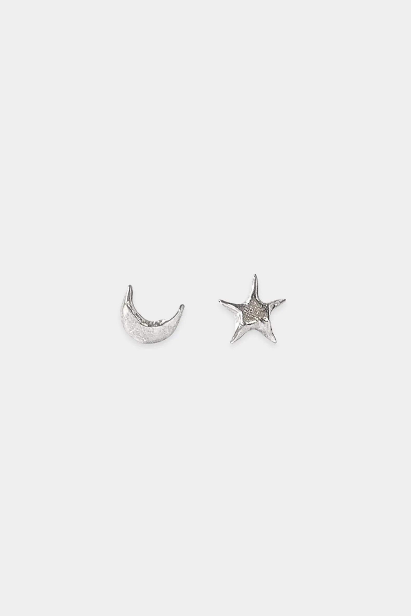 Star Moon Studs