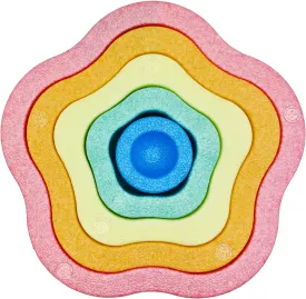Stepping Stones for Kids  Sensory Balance Toddler Stepping Stones for Toddlers 1-3 for Indoor or Outdoor Coordination Obstacle Course Stacking Blocks Beach Toys 5-Piece