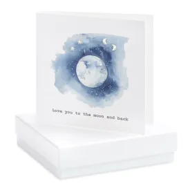 Sterling Silver Moon and Star Stud Earrings - Multi Design - Boxed Gift Perfect for Any Occasion