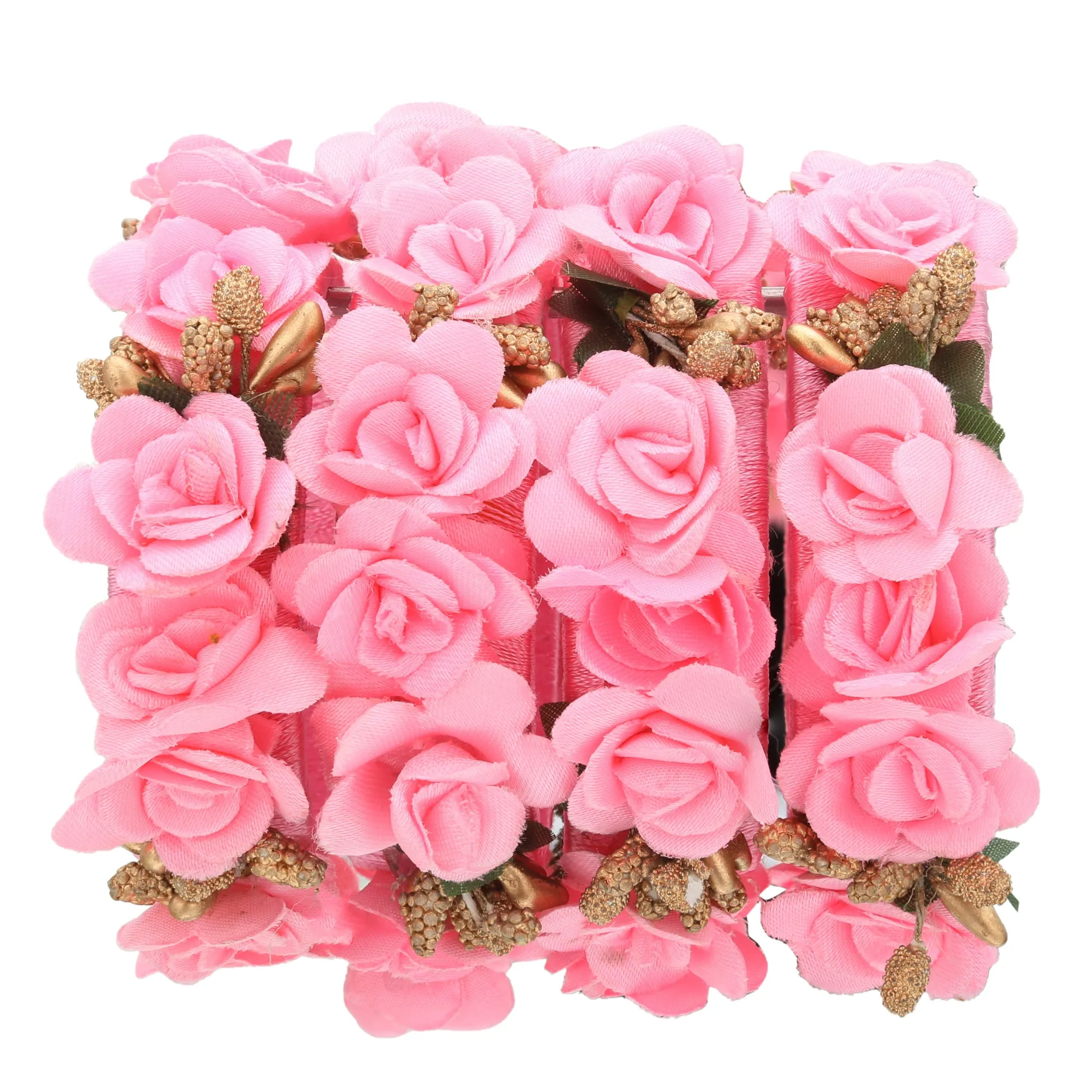 Sukriti Beautiful Handcrafted BabyPink Flower Designer Silk thread Bridal Chuda Wedding Bangles for Women – Set of 22