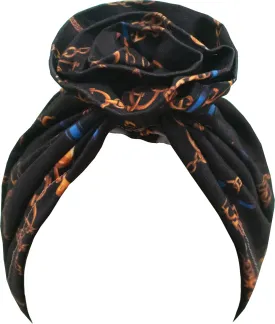 TouchUps Hair Bun Cap Hair Protection Head Wrap Hairbun Cap Wrap African Turban Pattern Headwrap Headscarf