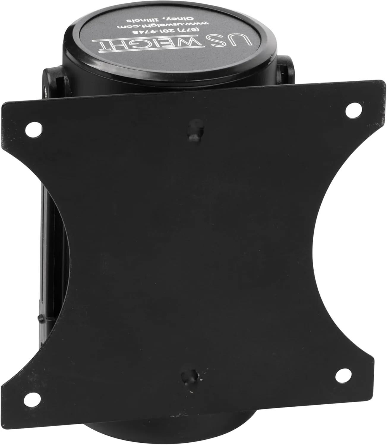 US Weight U2500 Crowd Control Wall Mount with 8' Black Retractable Belt with Safe Braking System and Locking Button