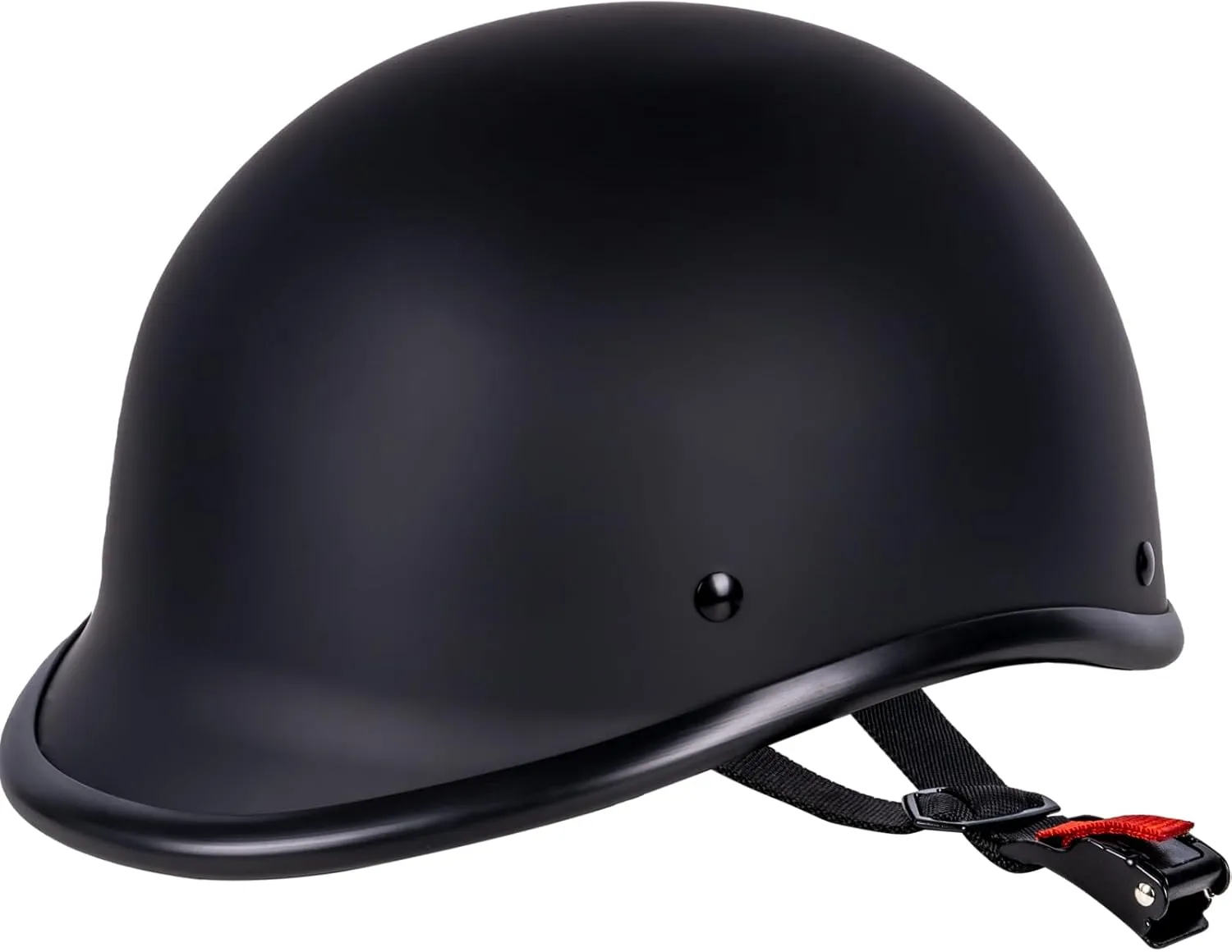 Vintage Motorcycle Half Helmet - Lightweight Low Profile Open-Face Half-Face Helmet  DOT Approved