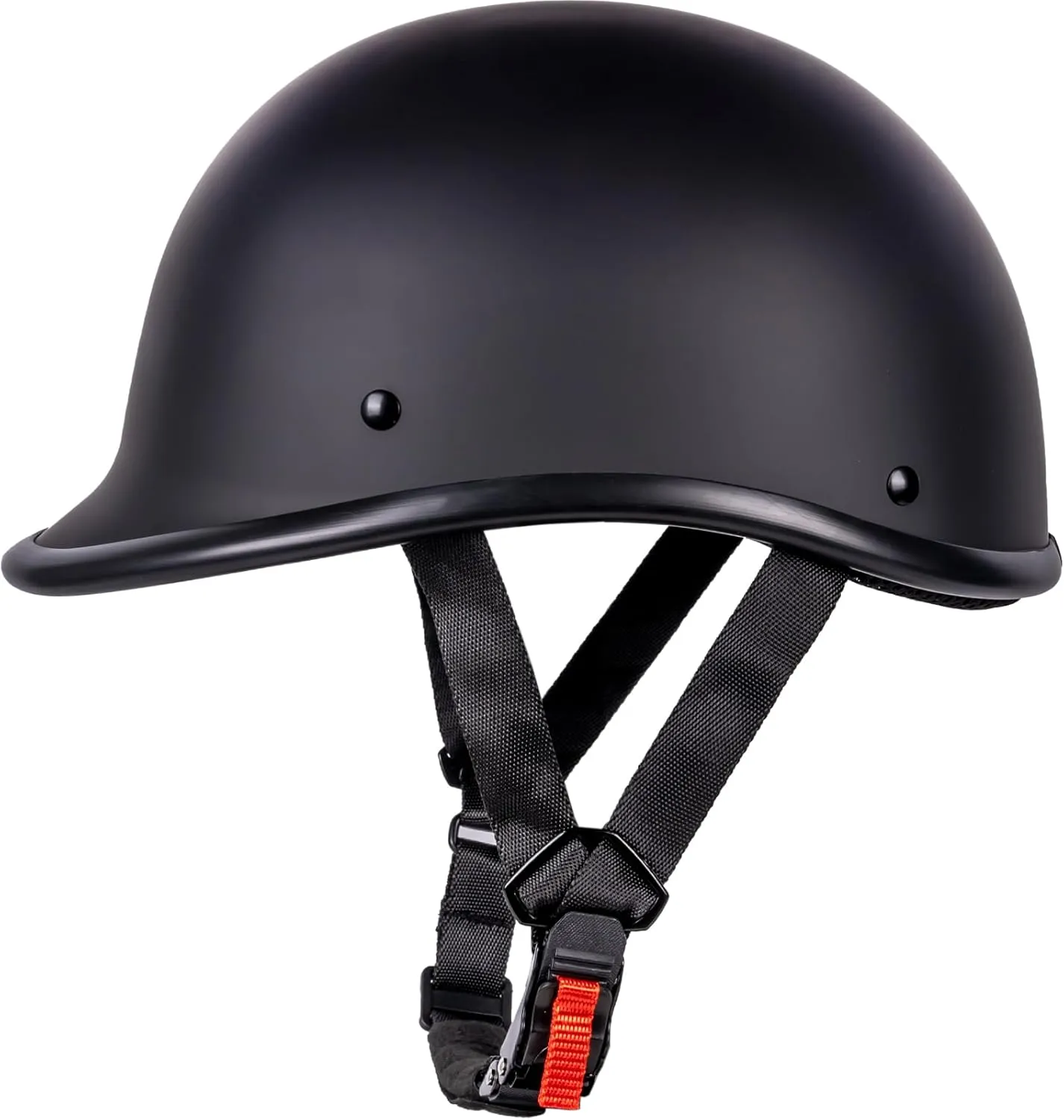 Vintage Motorcycle Half Helmet - Lightweight Low Profile Open-Face Half-Face Helmet  DOT Approved