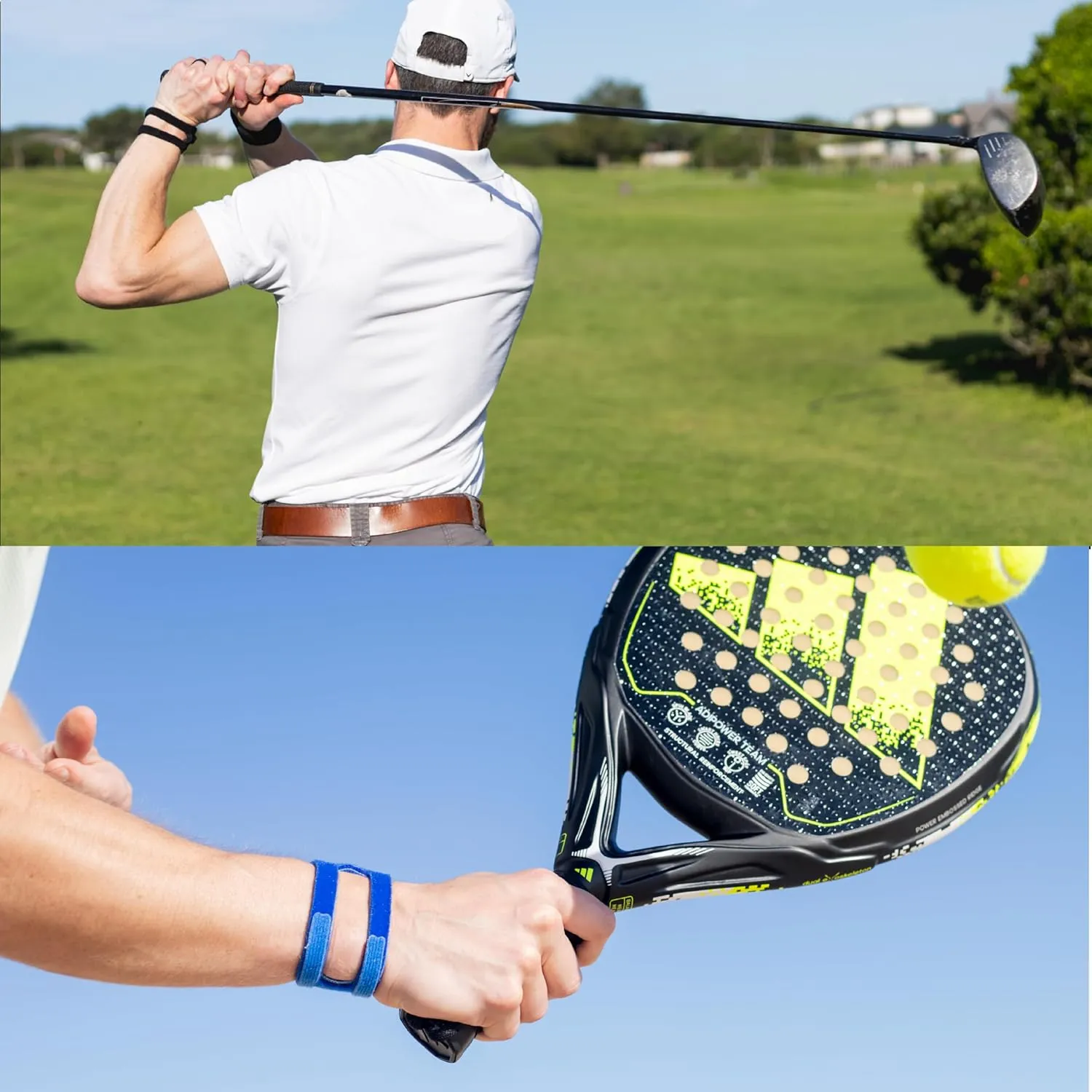 WristWidget (Blue) Adjustable Wrist Brace for TFCC Tears, One Size fits Most. for Left and Right Wrists, Support for Weight Bearing Strain, Exercise