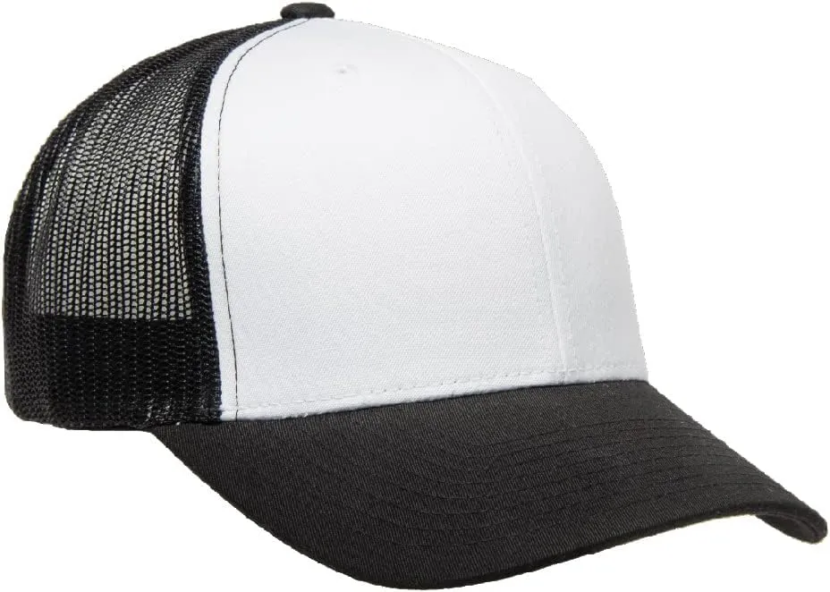 Yupoong Classic Premium Mesh 6 Panel Retro Trucker Cap | Mid Profile Snapback | OSFA | Bulk Pack Available