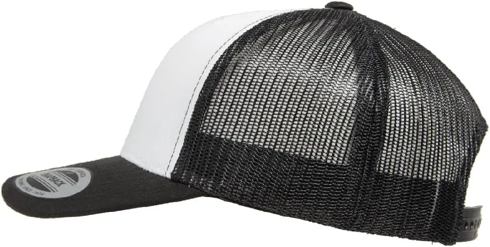 Yupoong Classic Premium Mesh 6 Panel Retro Trucker Cap | Mid Profile Snapback | OSFA | Bulk Pack Available